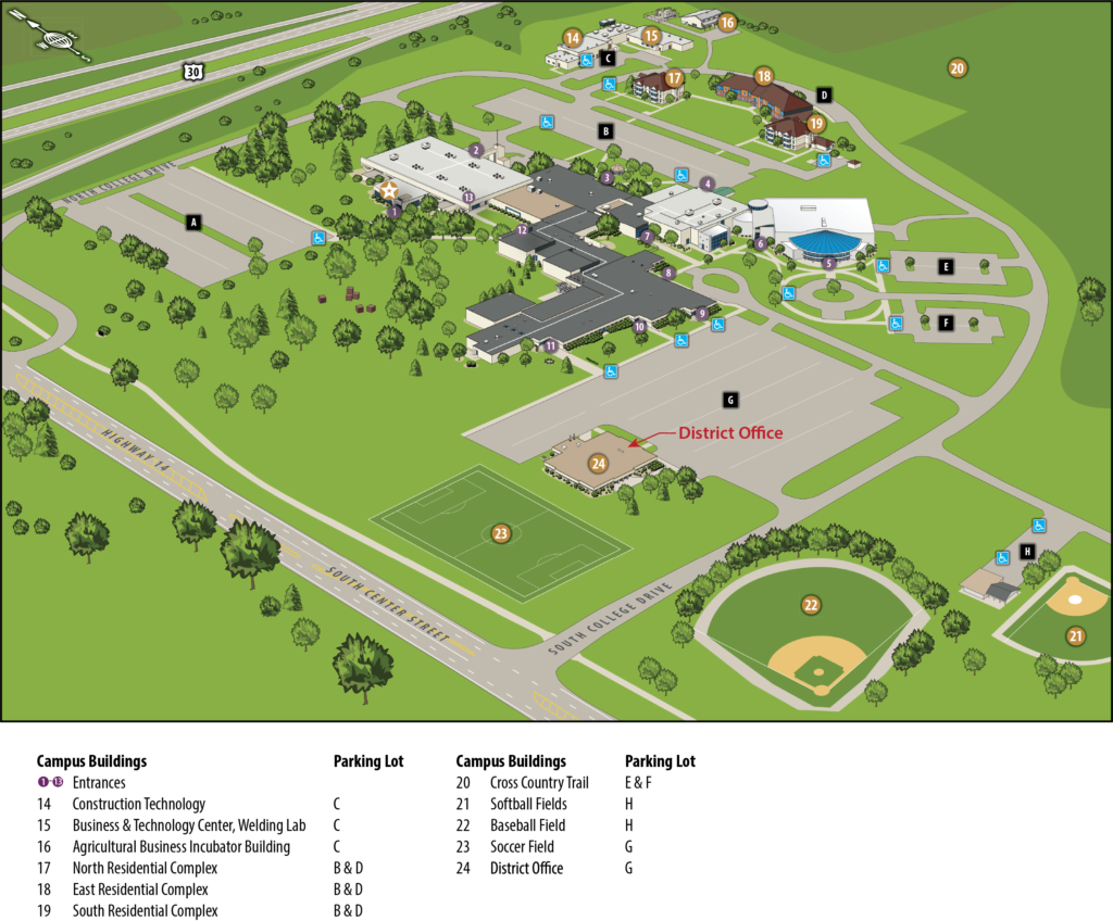 Iowa Valley/MCC Campus Map